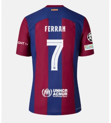 Barcelona Ferran Torres #7 Hemmatröja 2023-24 Kortärmad